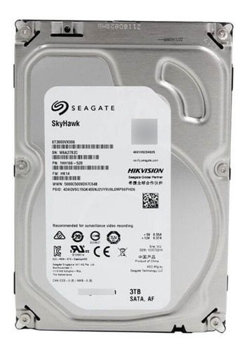 Disco Duro Sata 8tb Seagate Skyhawk Pc Dvr Videovigilancia