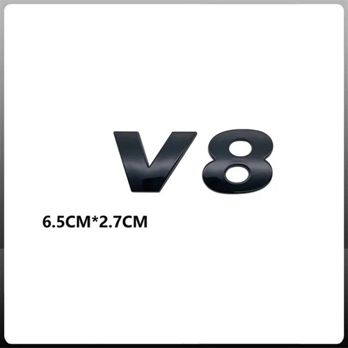 V6 V8 Cromo Emblema Placa Cromadas Insignia Para Vw Touareg