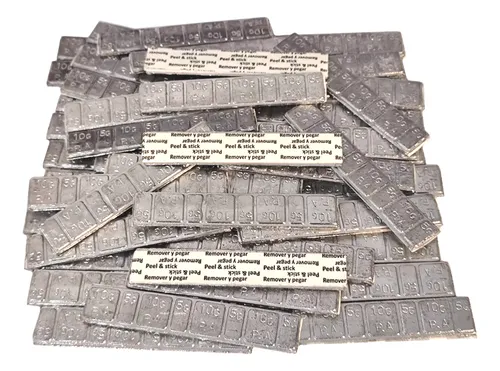 comprar Contrapesos Plomo Chatos Autoadhesivos Balanceo X 50 Tiras