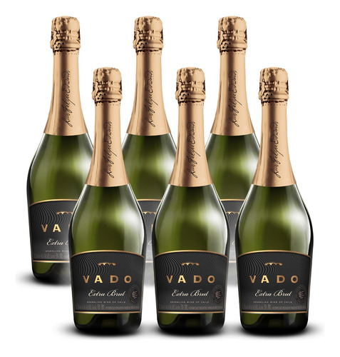 Vino Espumante Lfe Vado Extra Brut, 6 Botellas