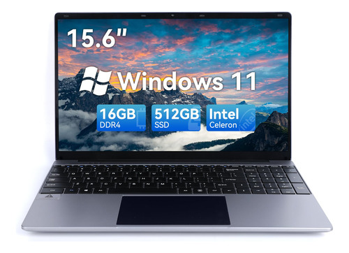 Amiamo Laptop Computer, 15.6 Fhd Ips X Screen, 16gb Ram, 51.