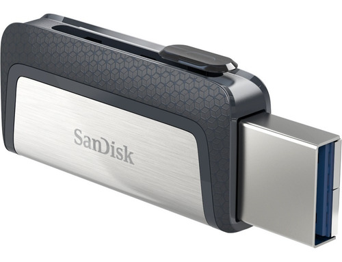 Unidad flash USB 3.1 Sandisk Ultra Dual de 64 GB tipo C con cordón