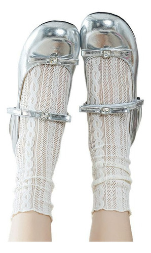 10 Pares De Calcetines Cortos De Encaje De Verano Para Mujer