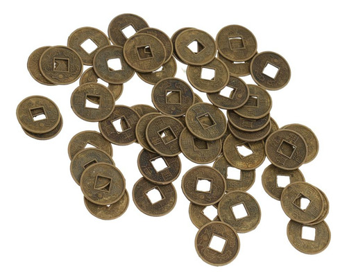 2 De 50pcs Monedas Chinos De Feng Shui Antigua Fortuna I