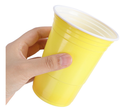 Vaso Desechable, 50 Unidades, 450 Ml, Juego De Fiesta De Plá