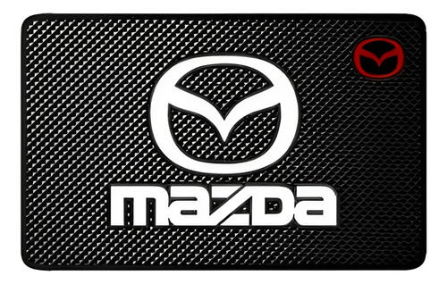 Almohadilla Antideslizante De Lujo Para Auto Logo Mazda