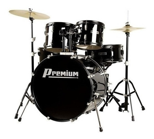 Bateria Acústica Premium Dx722 Iniciante Bumbo 22 Com Banco