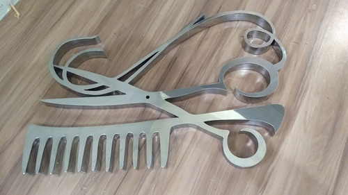 Letras E Númerais Em Aço Inox 15cm Cada