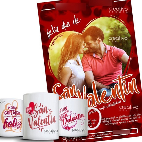 Diseños Originales Plantillas Tazas Sublimacion Y Volantes