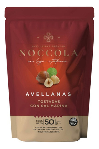 Avellanas Tostadas Con Sal Marina - Noccola