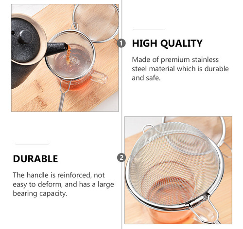 Coladores De Té De Acero Inoxidable, 4 Unidades, Coladores D