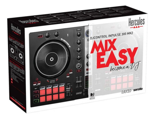 Controlador De Dj Usb De 2 Pisos De Hercules Dj Control 300
