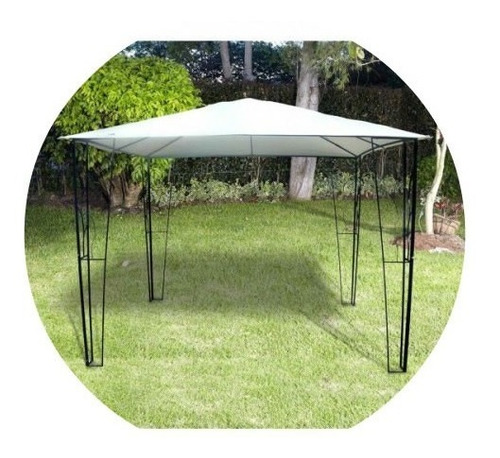 Pergola Gazebo Poliester 3x3 Reforzado Jardin Camping Carpa