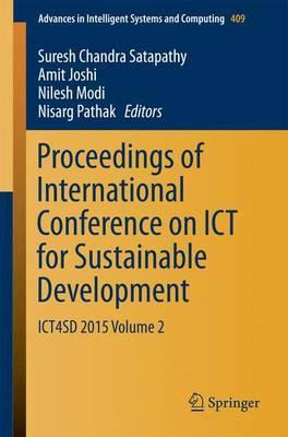 Libro Proceedings Of International Conference On Ict For ...