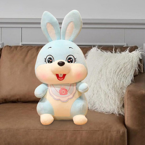 Adorable Adorno De Decoración De Juguete De Peluche De Azul