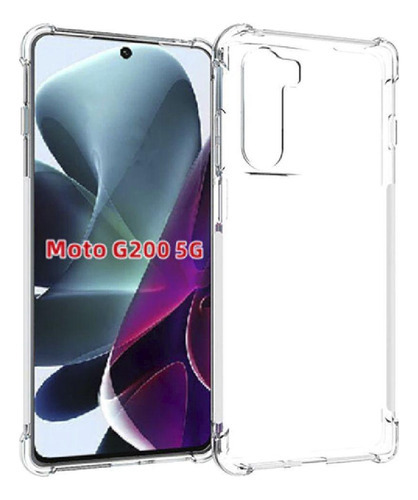 Funda transparente antichoque para Motorola Moto G200