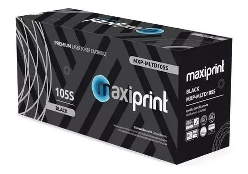 Tóner Compatible Maxiprint Mltd 105s Con Samsung Ml Scx