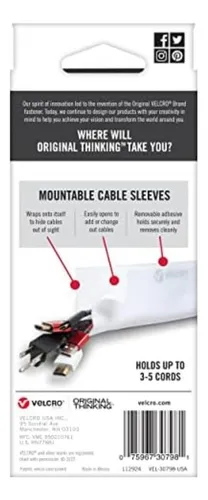 Fundas Para Cables Marca Velcro. Organice Los Cables Desorde