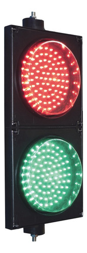 Semaforo Con Señalizacion Rojo Y Verde Diametro 20 Cm Agrega