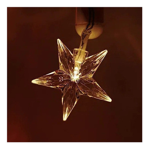 Juego De 8 Luces Solares Navideñas Con Bastón De Caramelo Y