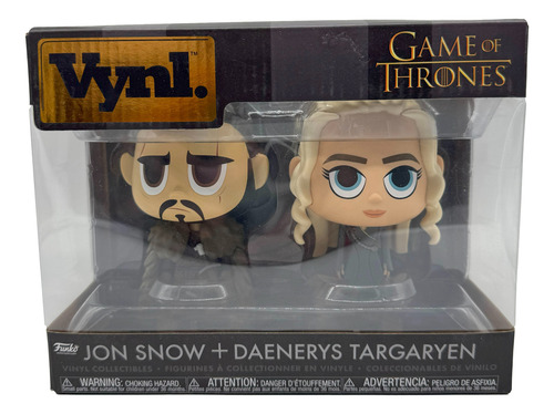 Game Of Thrones Jon Snow + Daenerys Targaryen Vynl Funko Rct (Usado)