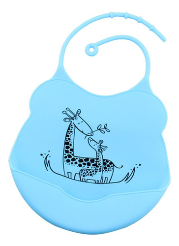 Baberos Silicona Impermeable Suave Para Bebé De Funciones