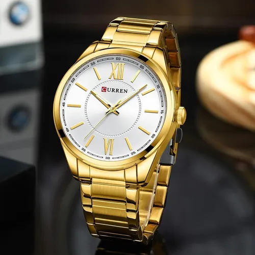 Reloj Cuarzo Casual Curren Luminous Steel Belts
