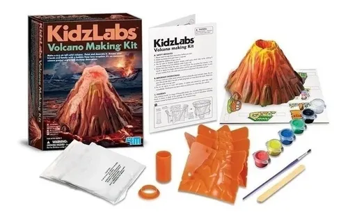 4m Kit Manualidades Crea Tu Propio Volcan Juguete Juego Set