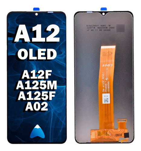 Modulo Display Pantalla Para Samsung A12 A125f V01 A02 Oled