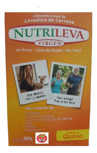 Calza Levadura De Cerveza Virgen Nutrileva Queso Sin Tacc.