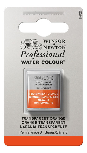 Aquarela W&n Profissional Pastilha S3 Transparent Orange