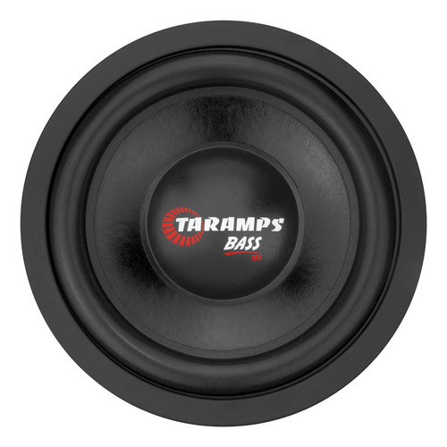 Subwoofer Taramps Bass 1k6 12 Pol 800w Rms 2+2 Ohms 7driver Cor Preto