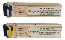 Comprar Modulo Transceptor Fibra Optica Sfp Bidi 1gb 20km