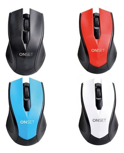 Mouse Optico Inalambrico Onset Wireless 2.4 Ghz Motion Color Blanco