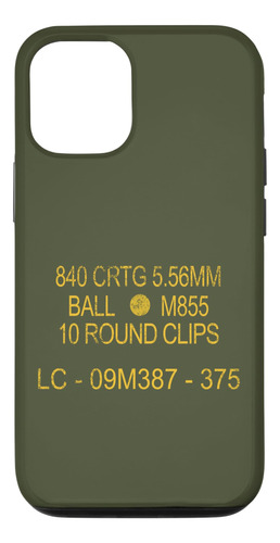 iPhone 12/12 Pro 5.56 Mm Us Military Od Gr B08n6tx2pw_300324