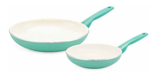 Set Sartenes Ceramica Antiadherente Greenpan Río Cocina