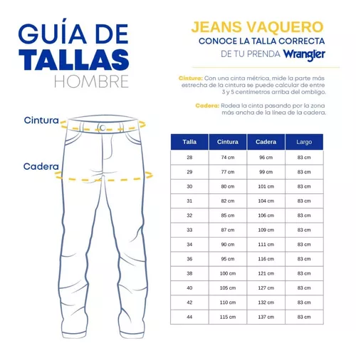 Pantalón Jeans Vaquero Slim Wrangler Hombre 372