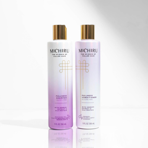 ChampĂș Y Acondicionador Michiru Fullness ' Extracto De Senbu