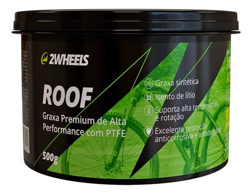 Graxa Sintética Roof Alto Desempenho Premium 500g 2wheels