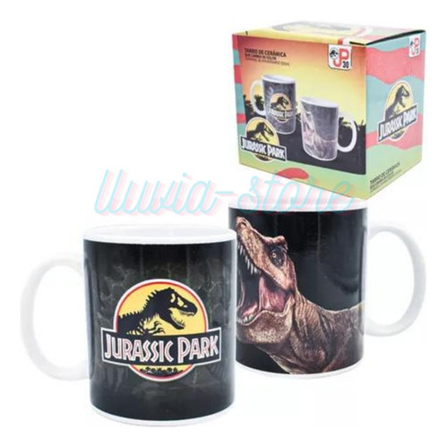 Taza Térmica Jurassic Park/world Mágica Cambia De Imagen