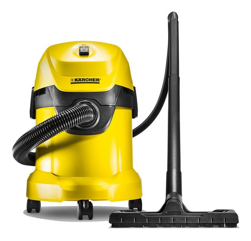 Imagen 3 de 7 de Aspiradora multifunción De tacho Kärcher Home & Garden WD 3 17L amarilla y negra 220V-240V 60Hz