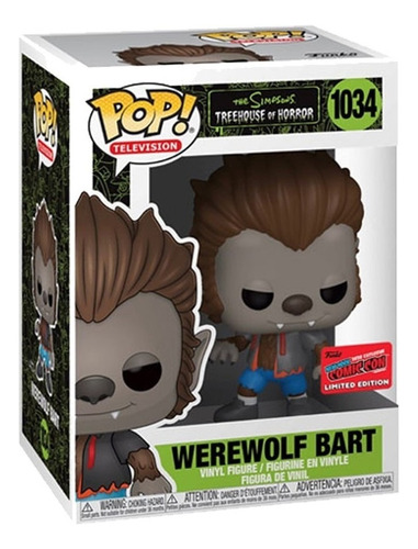 Funko La casa del árbol del terror de los Simpson - Werewolf Bart 1034