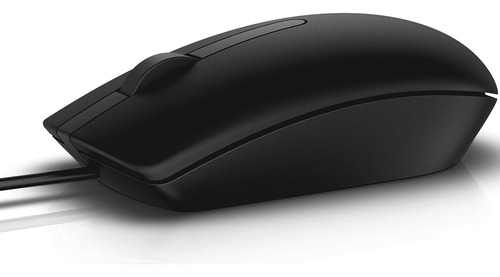 Mouse Dell Óptico Ms116 Negro Alámbrico Usb 1000 Dpi Raton