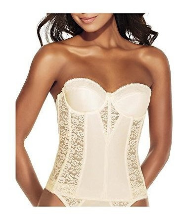 Bustier Nupcial Torsolette De Satén Y Encaje Dominique Estil