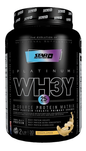 Proteina Whey 3 X 1kg Star Nutrition Aislada Hidrolizada