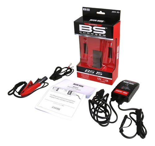 Cargador Mantenedor BS Battery BS15 Moto Ba 15 12v 1.5a Inteligente