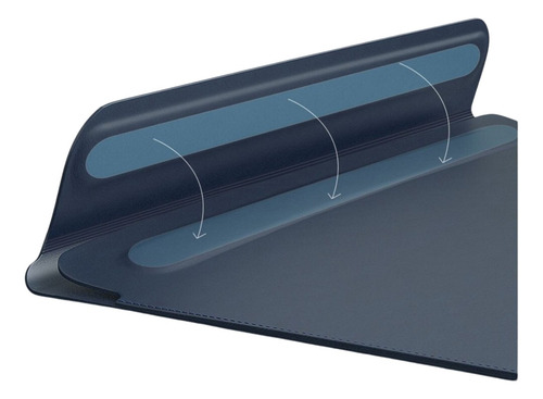 Capa Couro Magnética Wiwu Com Suporte Para Macbook Pro 13