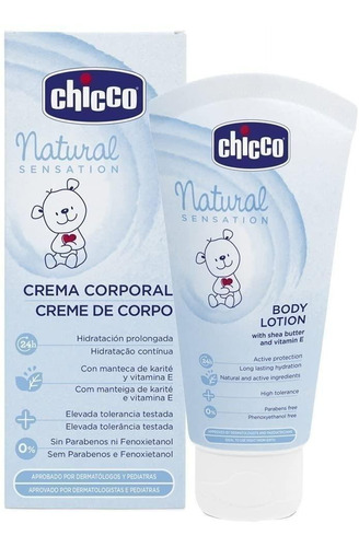 Chicco Crema Facial 4 En 1 De Bebe Natural Sensation 150 Ml 