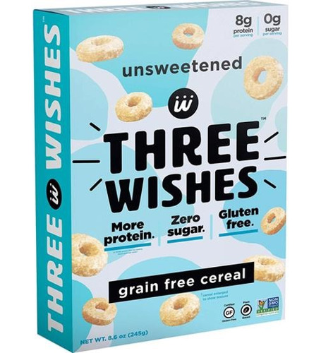 Three Wishes Cereal Sin Azucar Con Proteina Gluten Free
