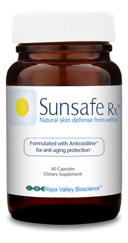 Sunsafe Rx Suplemento Antienvejecimiento: Pldoras Naturales